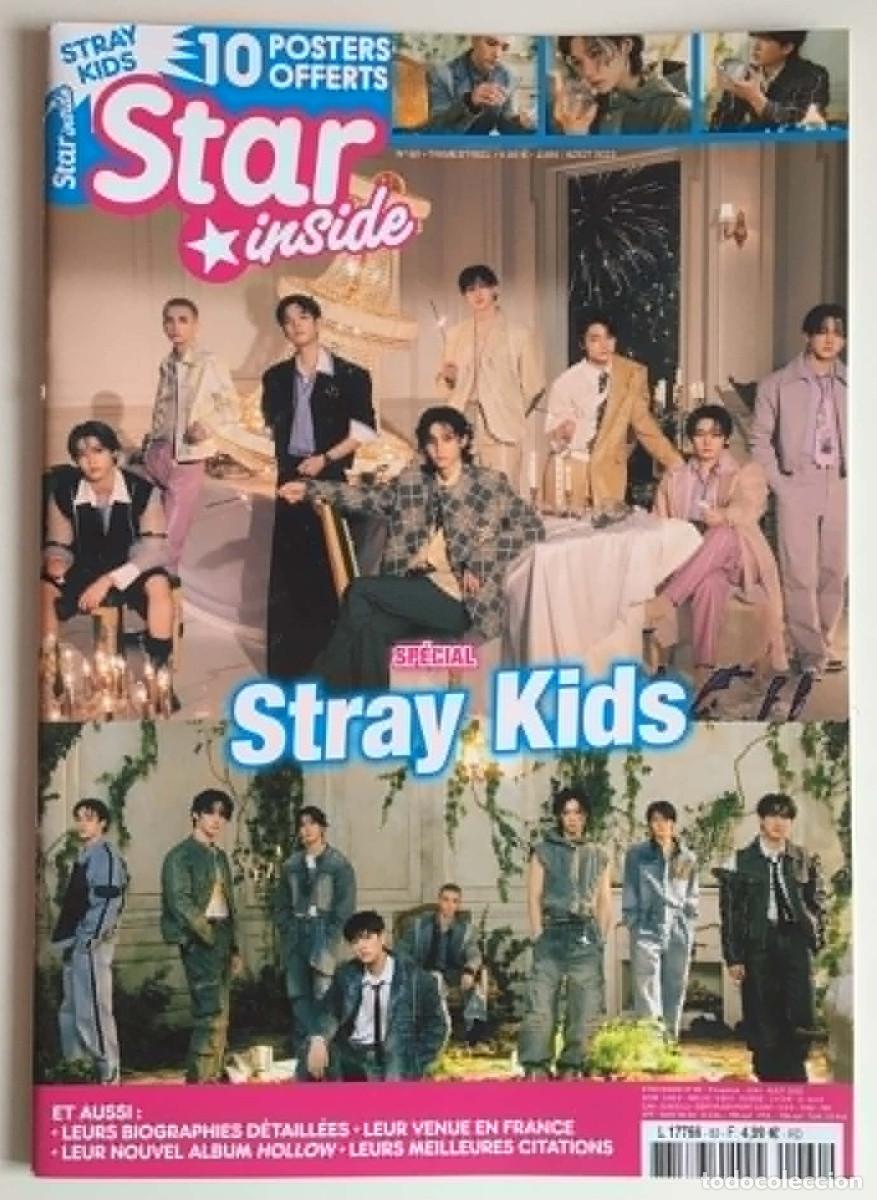Coleccionismo de Revistas y Peri&oacute;dicos: Stray Kids Bang Chan Lee Know Changbin Hyunjin Han Felix Seungmin I.N Star Inside Magazine K-Pop