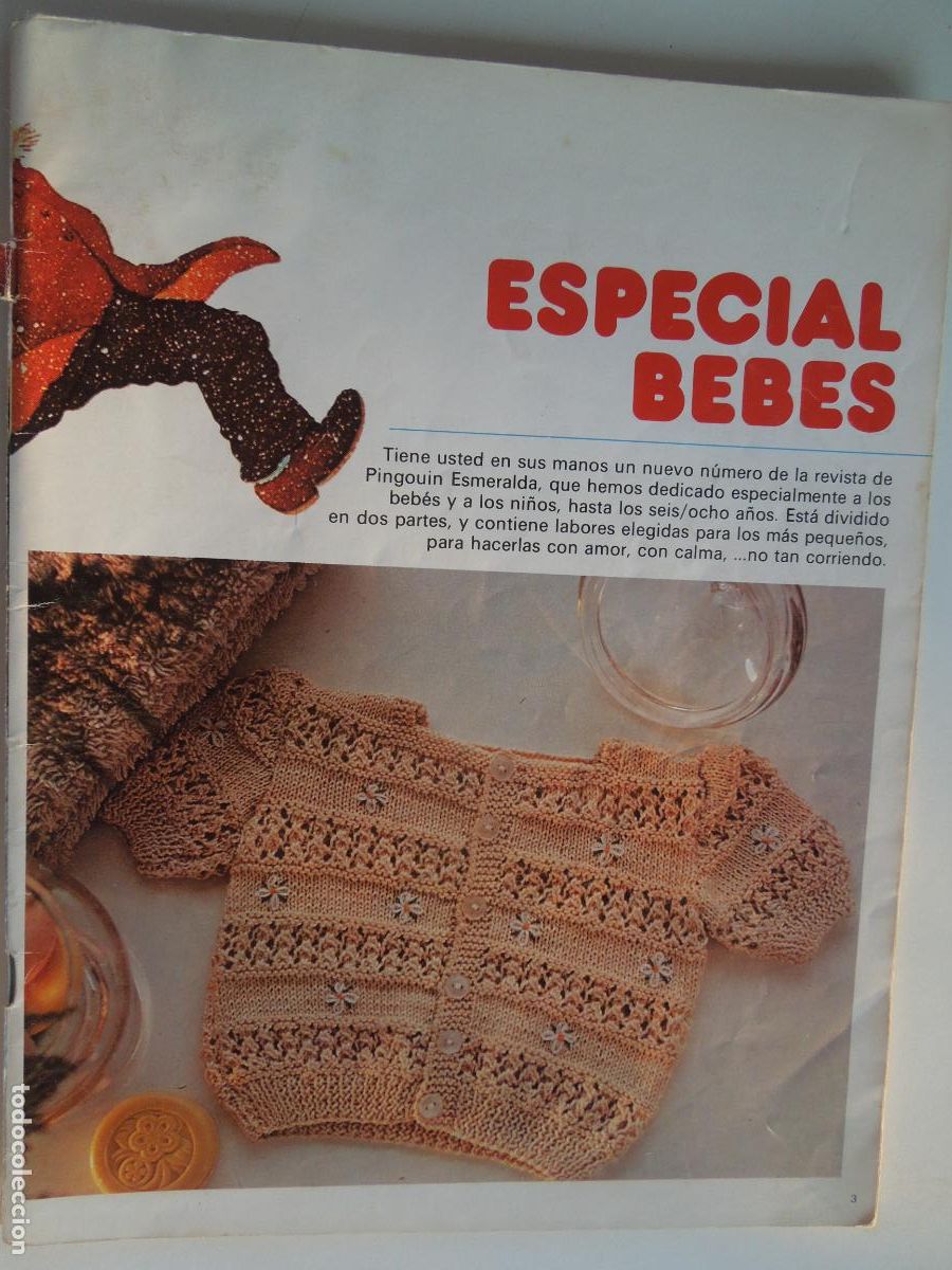 Collection Magazines and Newspapers: PINGOUIN ESMERALDA REVISTA &iquest;?- ESPECIAL BEBE , CON INSTRUCCIONES Y GR&Aacute;FICOS
