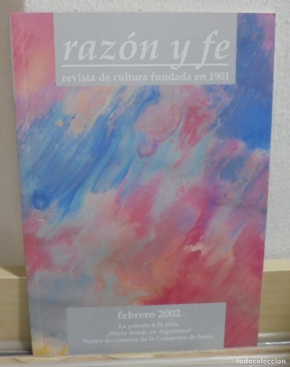 Colecionismo de Revistas e Jornais: Raz&oacute;n y fe, revista Hispanoamericana de cultura. Febrero 2002
