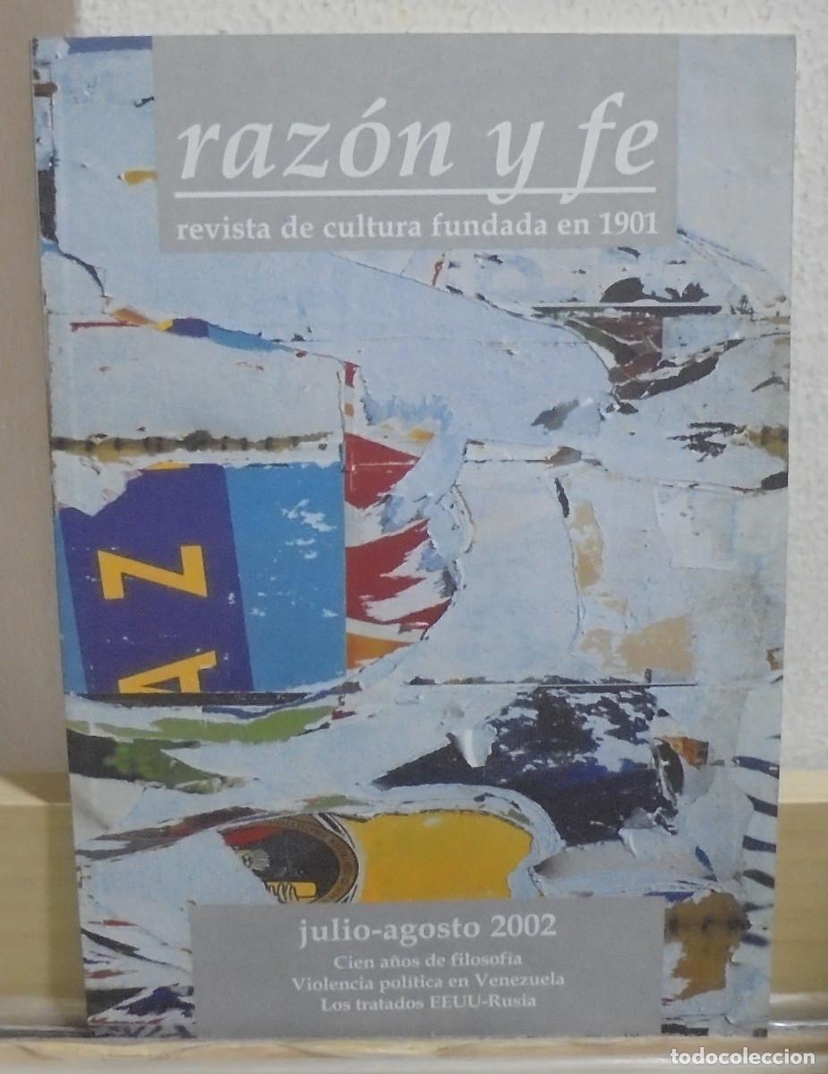 Coleccionismo de Revistas y Peri&oacute;dicos: Raz&oacute;n y fe, revista de cultura. Julio-Agosto 2002