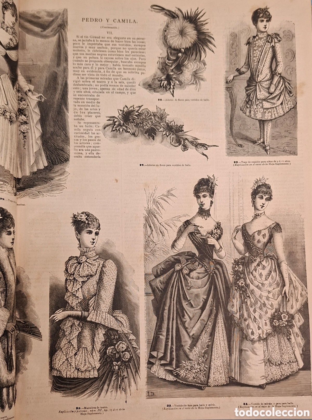 Coleccionismo de Revistas y Peri&oacute;dicos: La Moda Elegante Ilustrada a&ntilde;o 1886