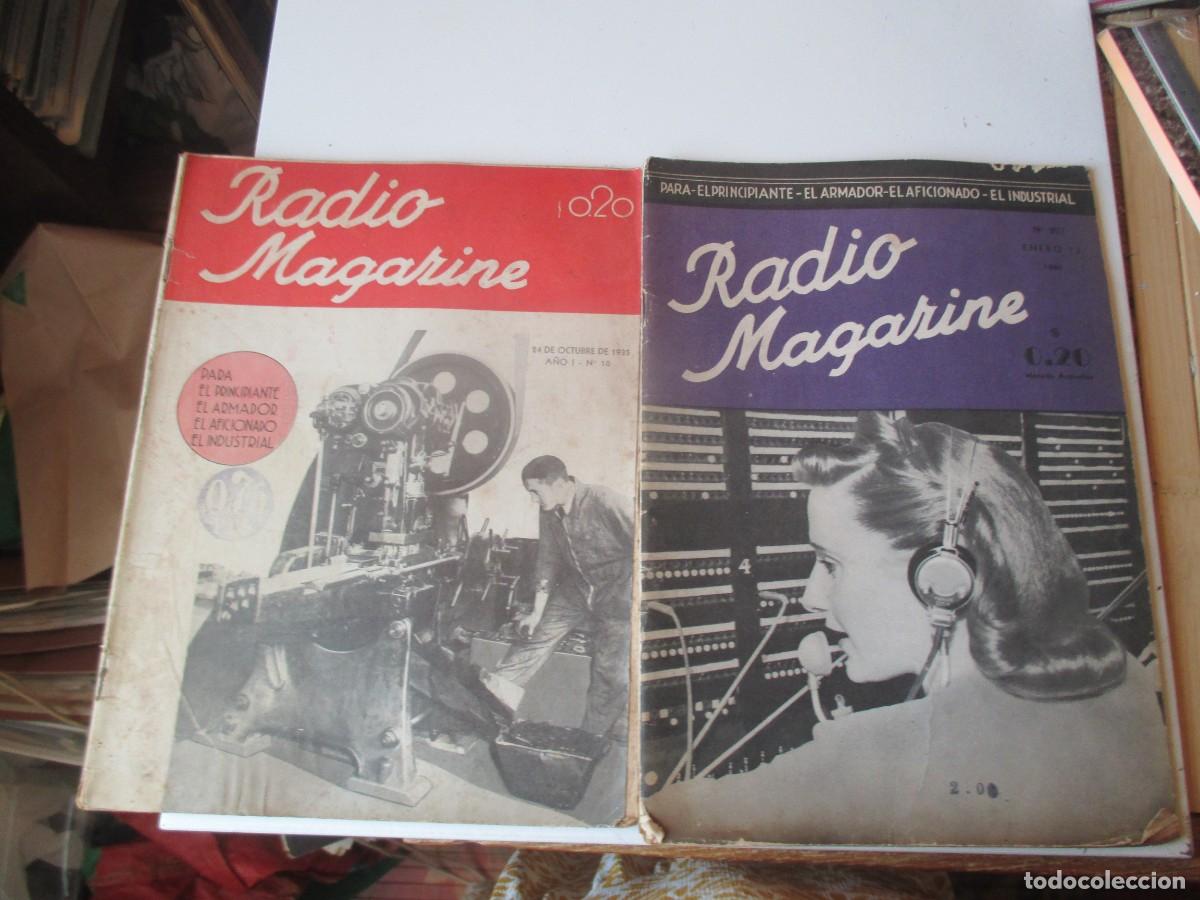 Collezionismo di Riviste e Giornali: Radio Magazine (2 tomos de 1935 y 1944) W40351