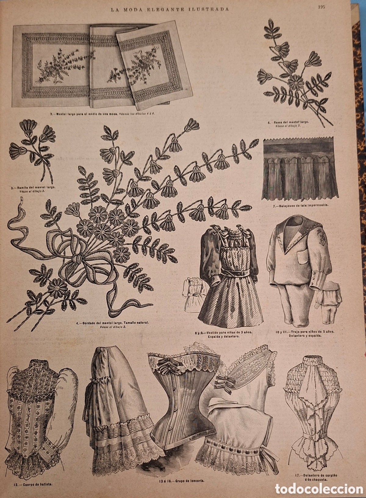 Coleccionismo de Revistas y Peri&oacute;dicos: La Moda Elegante Ilustrada a&ntilde;o 1892