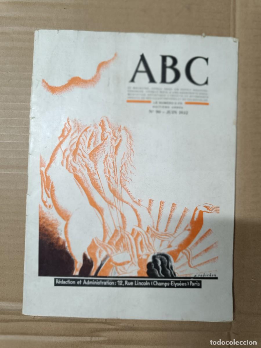 Coleccionismo de Revistas y Peri&oacute;dicos: ANTIGUA REVISTA ABC, MAGAZINE, 1932 FRANCIA, ARTE DIBUJO PINTURA -P3