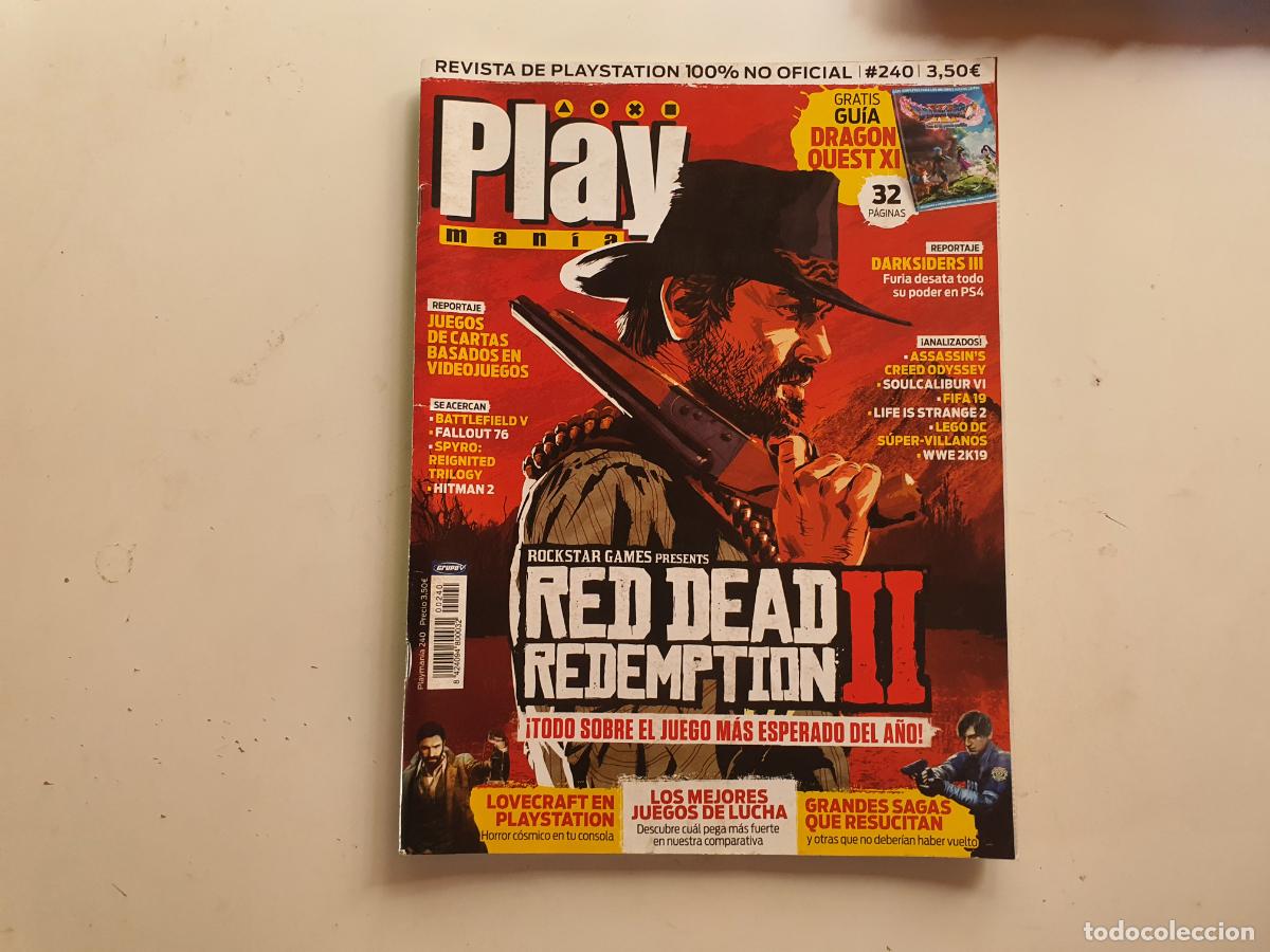 Colecionismo de Revistas e Jornais: REVISTA - PLAY MANIA - N&ordm; 240 RED DEAD REDEMPTION II 2 CONTIENE SUPLEMENTO GUIA DRAGON QUEST XI