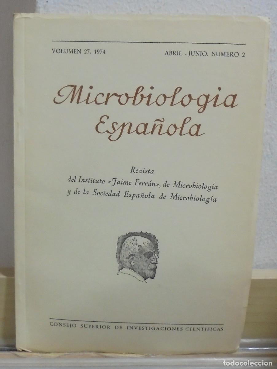 Coleccionismo de Revistas y Peri&oacute;dicos: Microbiolog&iacute;a espa&ntilde;ola. Volumen 27, Abril-Junio. Consejo Superior de Investigaciones cient&iacute;ficas