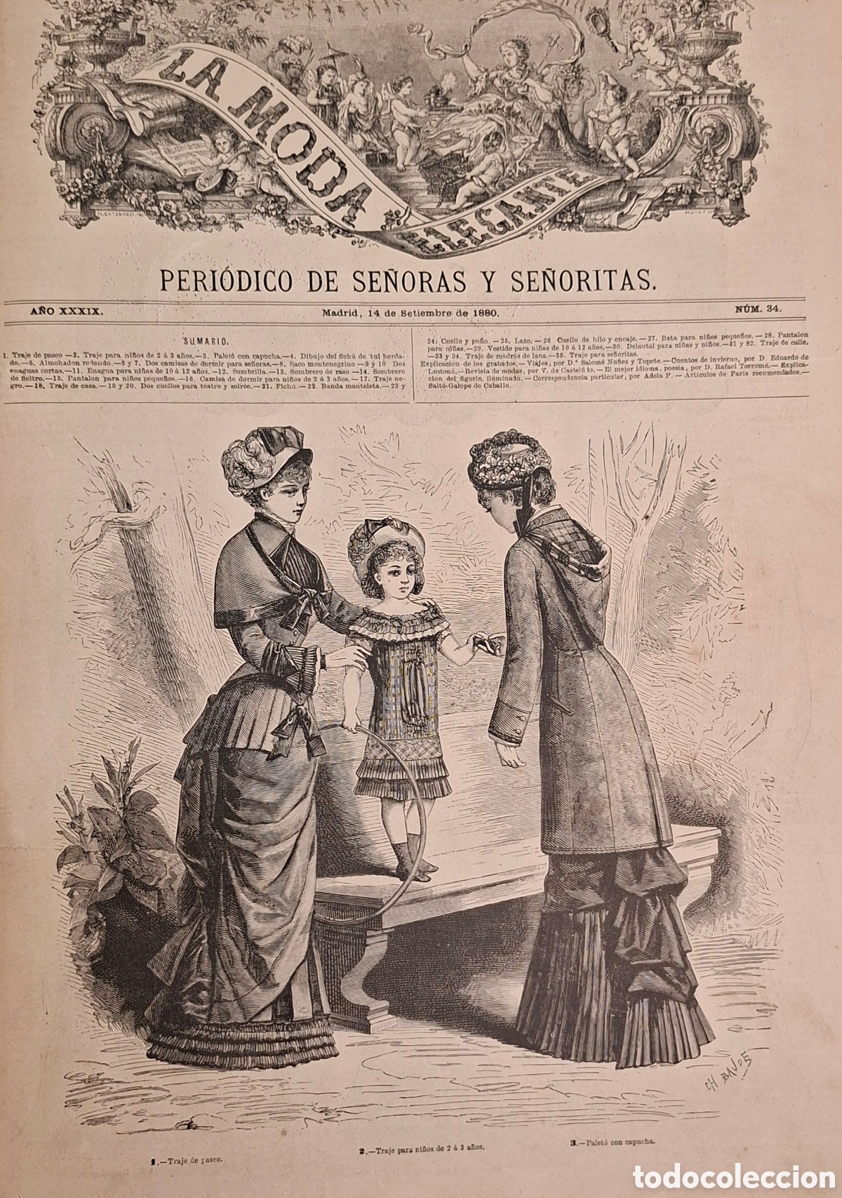 Coleccionismo de Revistas y Peri&oacute;dicos: La Moda Elegante Ilustrada a&ntilde;o 1880