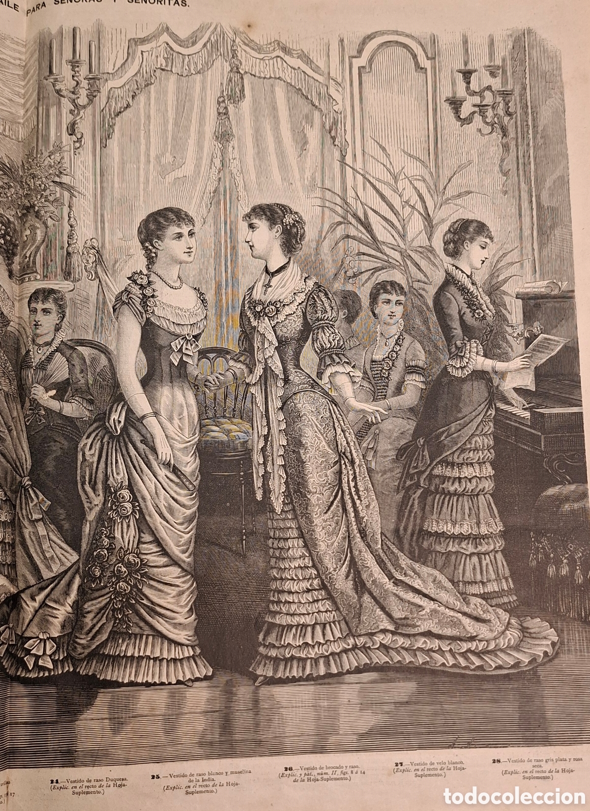 Collection Magazines and Newspapers: La Moda Elegante Ilustrada a&ntilde;o 1881