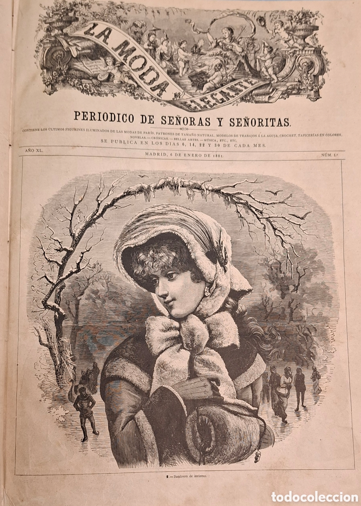 Coleccionismo de Revistas y Peri&oacute;dicos: La Moda Elegante Ilustrada a&ntilde;o 1881