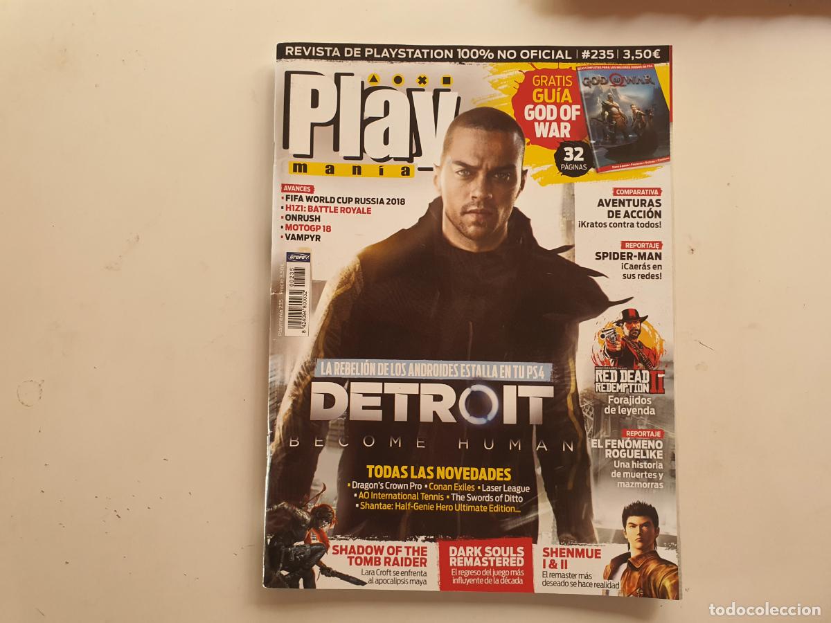 Colecionismo de Revistas e Jornais: REVISTA - PLAY MANIA - N&ordm; 235 DETROIT INCLUYE GUIA GOD OF WAR