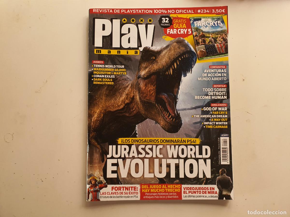 Coleccionismo de Revistas y Peri&oacute;dicos: REVISTA - PLAY MANIA - N&ordm; 234 JURASSIC WORLD EVOLUTION