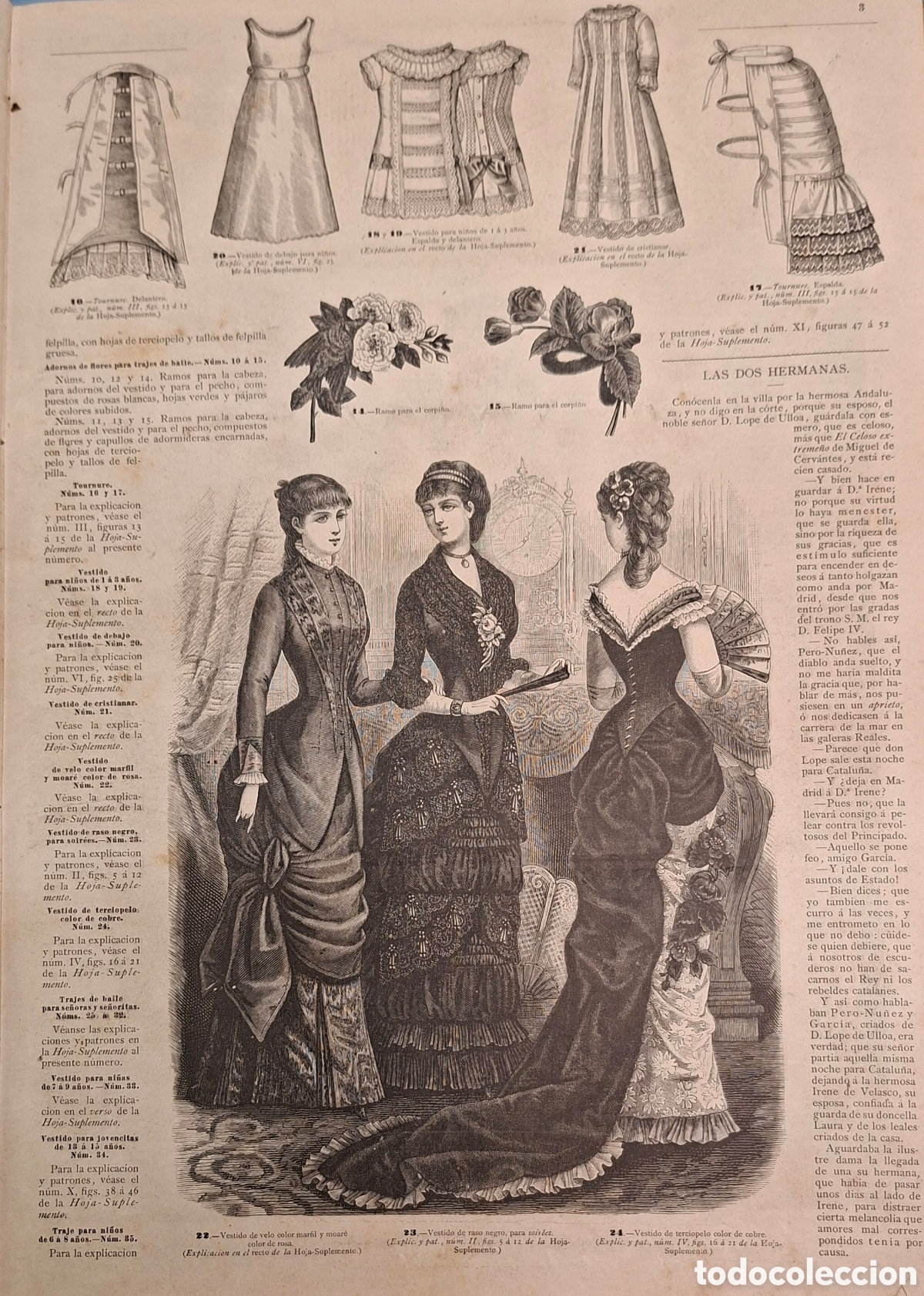Collection Magazines and Newspapers: La Moda Elegante Ilustrada a&ntilde;o 1882