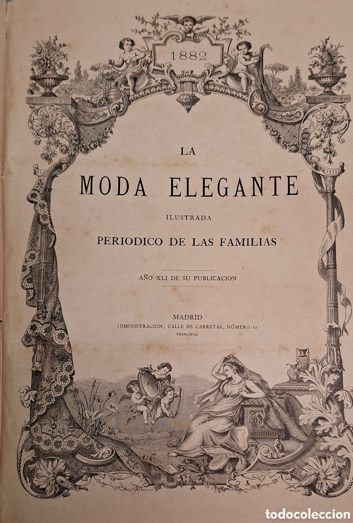 Coleccionismo de Revistas y Peri&oacute;dicos: La Moda Elegante Ilustrada a&ntilde;o 1882