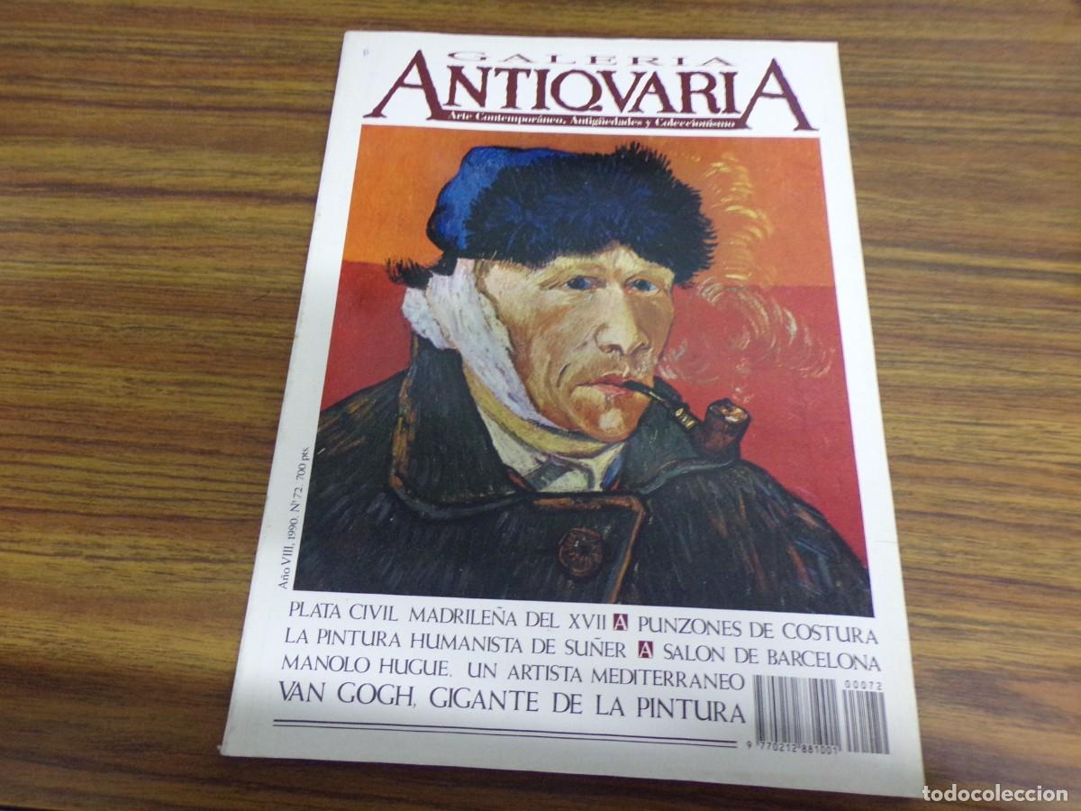 Coleccionismo de Revistas y Peri&oacute;dicos: ESTAMOS LIQUIDANDO. galer&iacute;a antiquaria 1990. n&ordm; 72. arte contempor&aacute;neo, antig&uuml;edades y coleccionismo