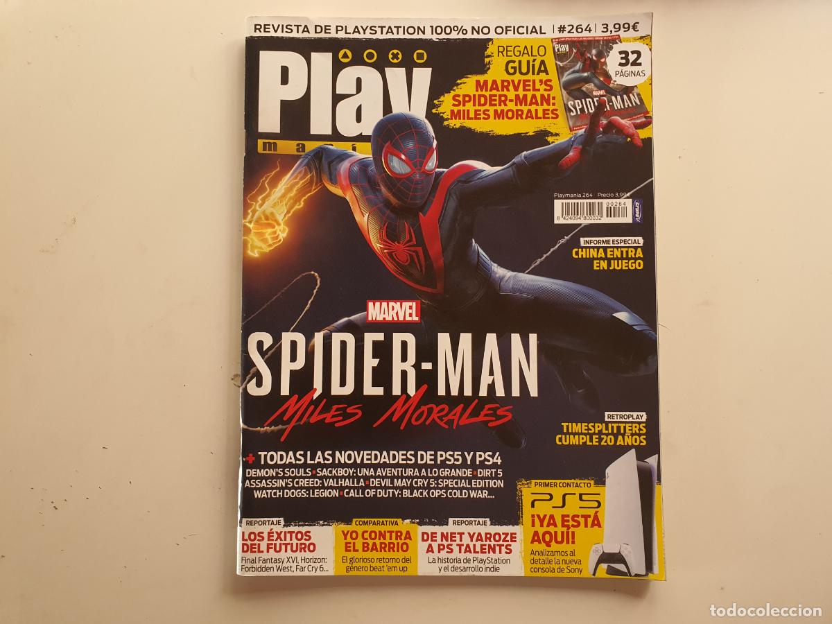 Coleccionismo de Revistas y Peri&oacute;dicos: REVISTA - PLAY MANIA - N&ordm; 264 CONTIENE GUIA CENTRAL SPIDER MAN SPIDERMAN MILES MORALES