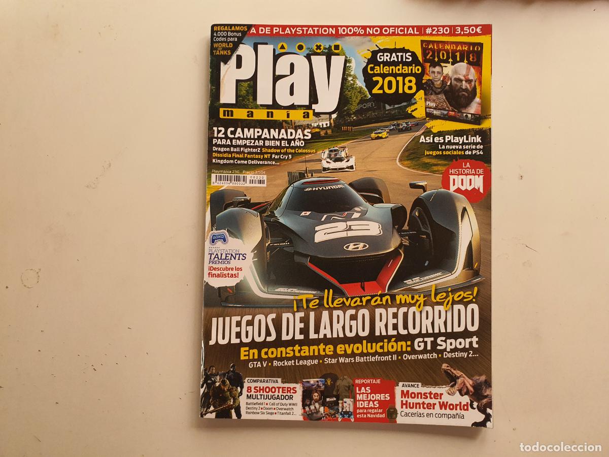 Coleccionismo de Revistas y Peri&oacute;dicos: REVISTA - PLAY MANIA - N&ordm; 230 CONTIENE CALENDARIO 2018 CENTRAL