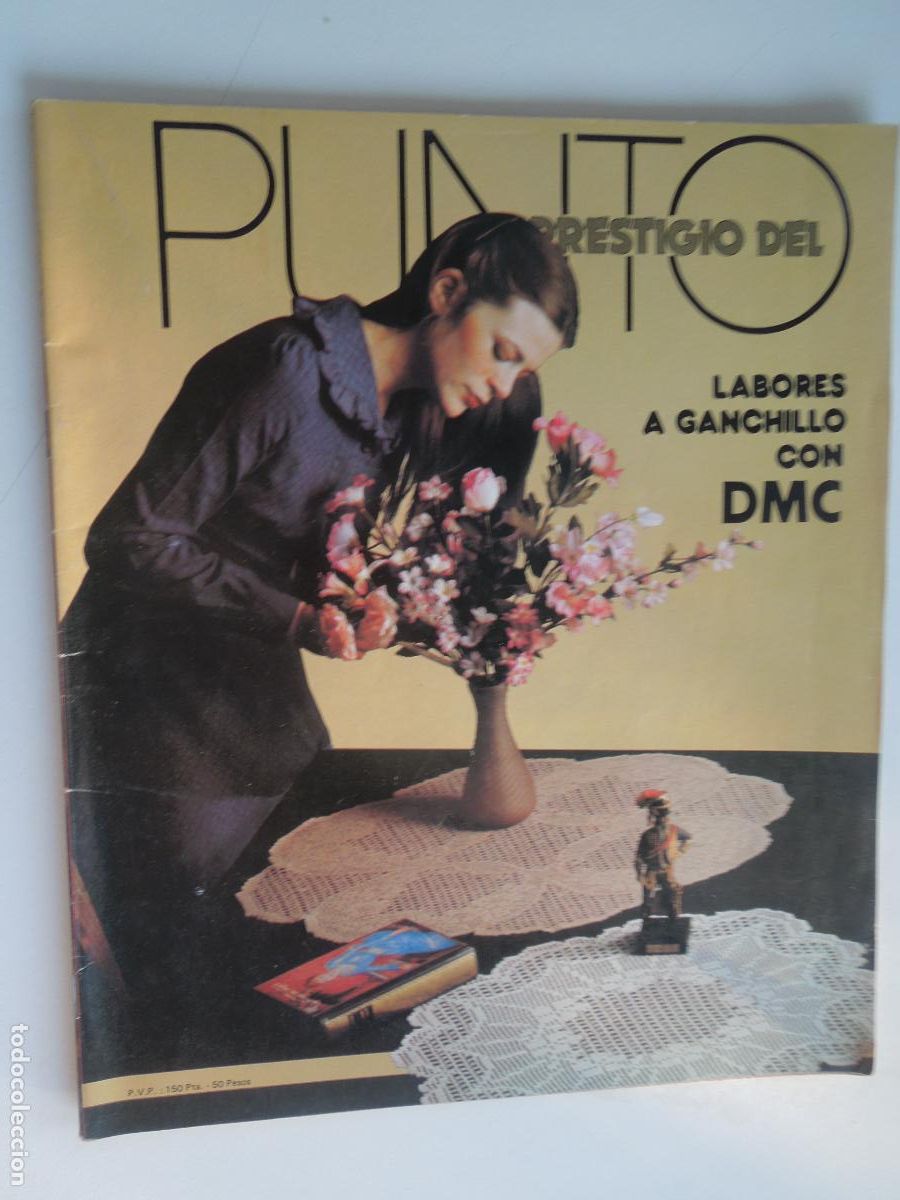 Coleccionismo de Revistas y Peri&oacute;dicos: PRESTIGIO DEL PUNTO -REVISTA LABORES A GANCHILLO CON DMC N&ordm; 26