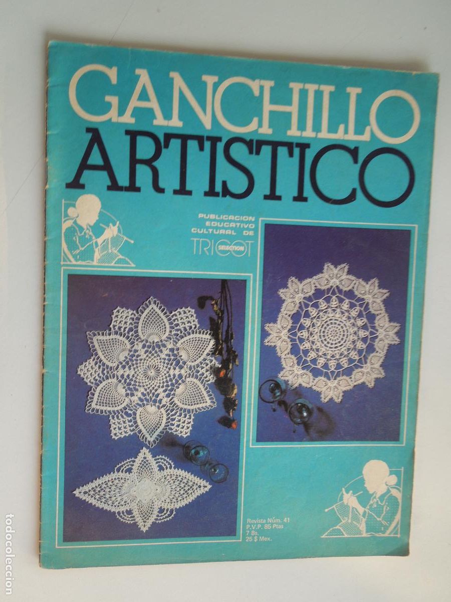 Collezionismo di Riviste e Giornali: GANCHILLO ARTISITICO PUBLICACION EDUCATIVO CULTURAL DE TRICOT REVISTA N&ordm; 41 - A&Ntilde;OS 70