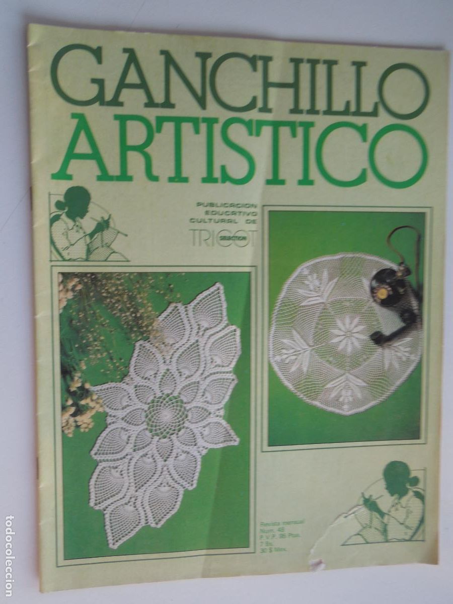 Coleccionismo de Revistas y Peri&oacute;dicos: GANCHILLO ARTISITICO PUBLICACION EDUCATIVO CULTURAL DE TRICOT REVISTA N&ordm; 48 - A&Ntilde;OS 70