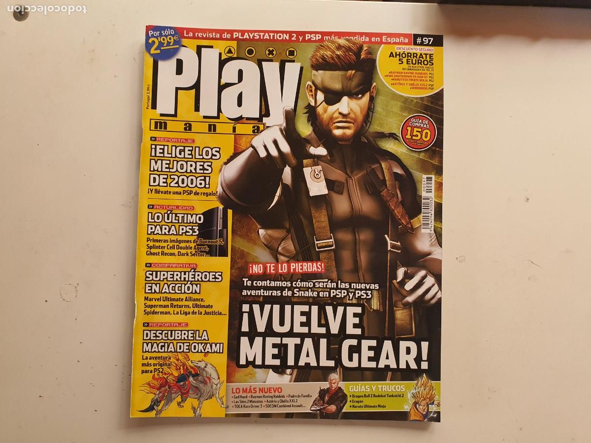 Coleccionismo de Revistas y Peri&oacute;dicos: REVISTA - PLAY MANIA - N&ordm; 97 METAL GEAR