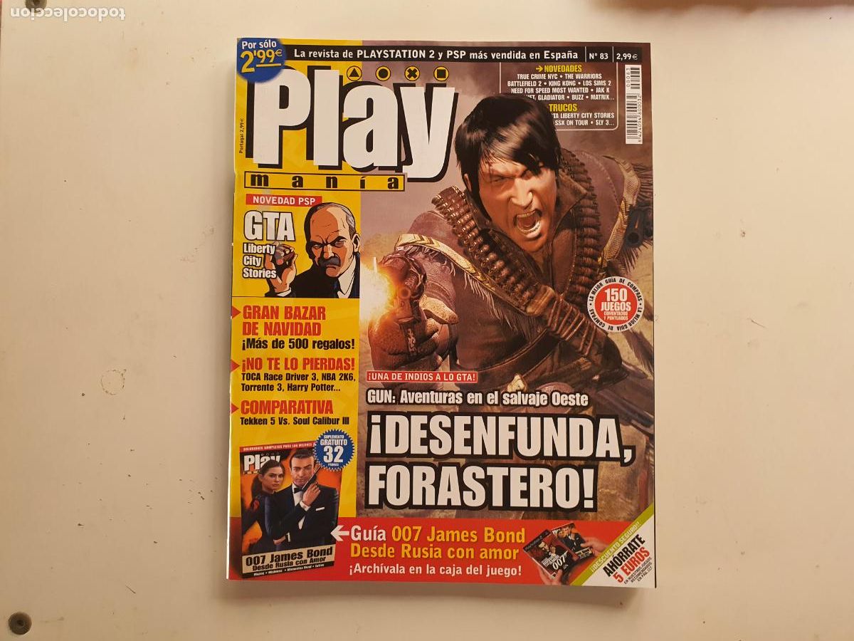 Coleccionismo de Revistas y Peri&oacute;dicos: REVISTA - PLAY MANIA - N&ordm; 83 CONTIENE GUIA CENTRAL 007