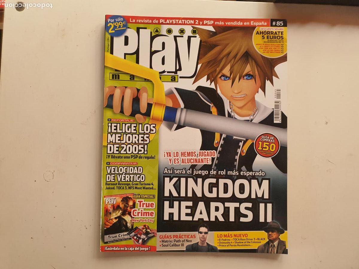 Coleccionismo de Revistas y Peri&oacute;dicos: REVISTA - PLAY MANIA - N&ordm; 85 KINGDOM HEARTS II CONTIENE GUIA CENTRAL TRUE CRIME