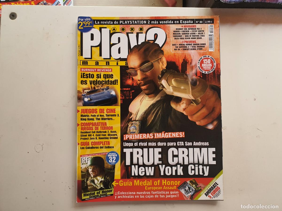 Coleccionismo de Revistas y Peri&oacute;dicos: REVISTA - PLAY2 PLAY MANIA - N&ordm; 80 TRUE CRIME