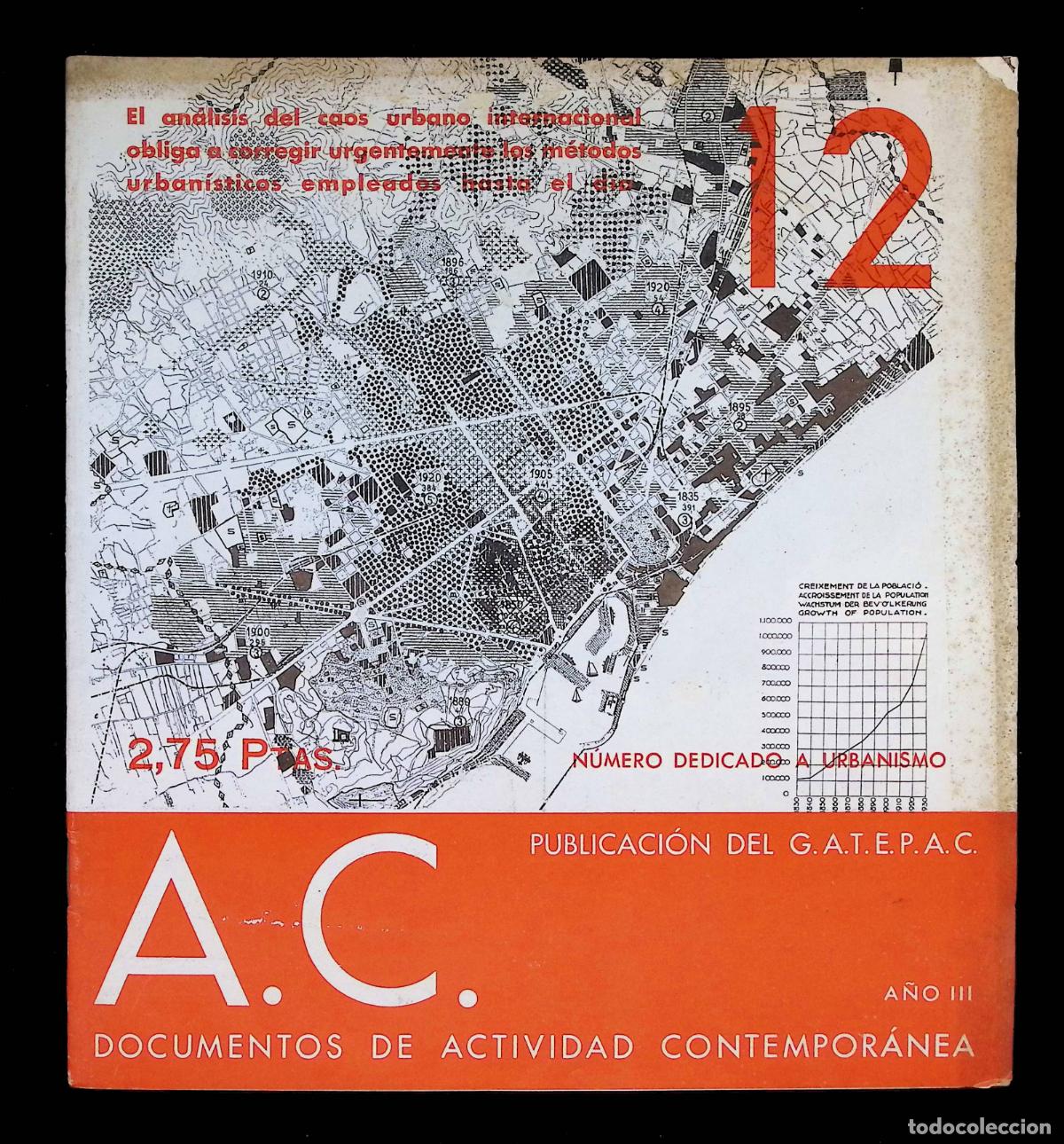 Coleccionismo de Revistas y Peri&oacute;dicos: A. C. DOCUMENTOS DE ACTIVIDAD CONTEMPOR&Aacute;NEA. REVISTA TRIMESTRAL PBLICACI&Oacute;N DEL G.A.T.E.P.A.C. N&ordm; 12