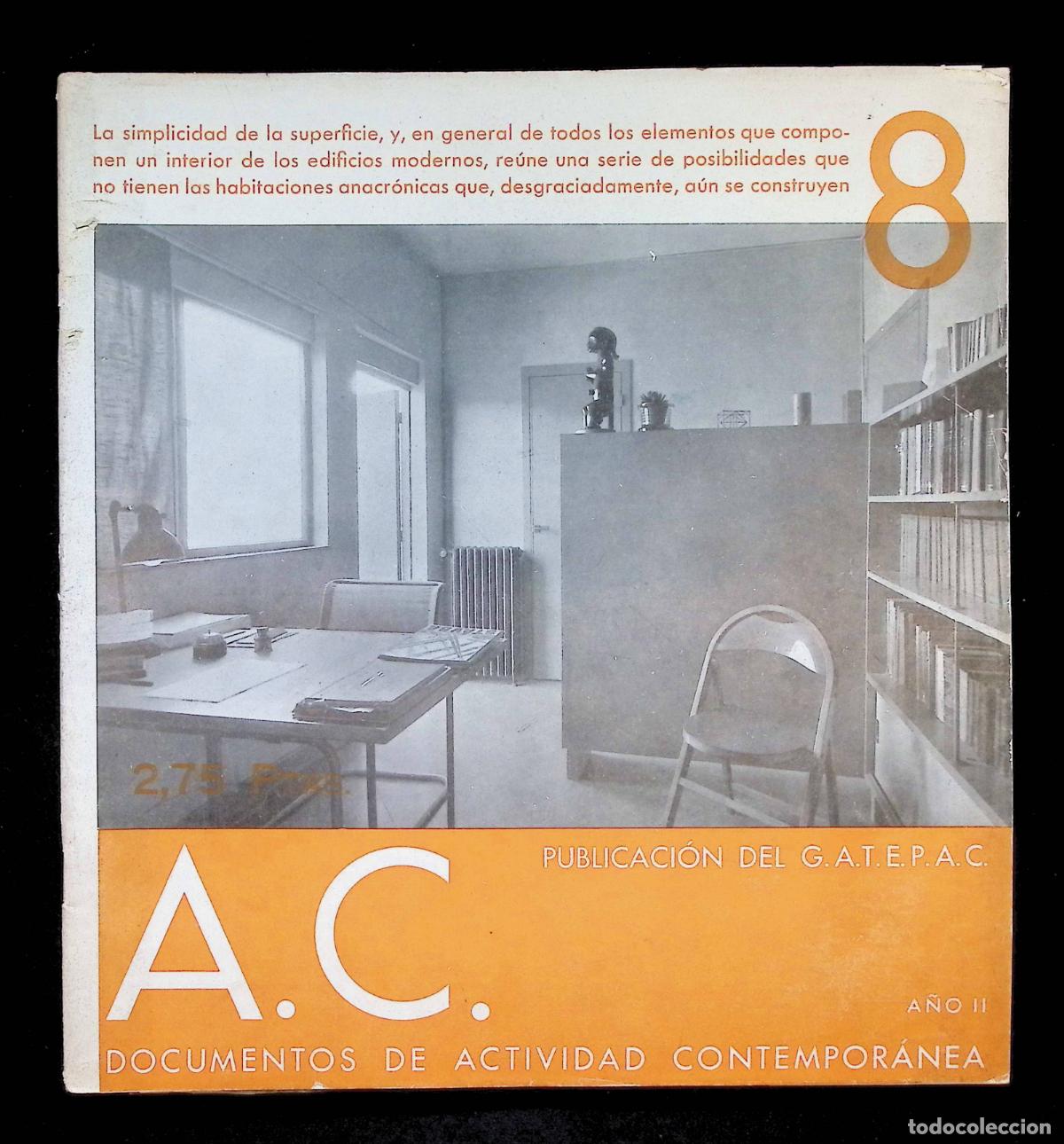Coleccionismo de Revistas y Peri&oacute;dicos: A. C. DOCUMENTOS DE ACTIVIDAD CONTEMPOR&Aacute;NEA. REVISTA TRIMESTRAL PUBLICACI&Oacute;N DEL G.A.T.E.P.A.C. N&ordm; 8.