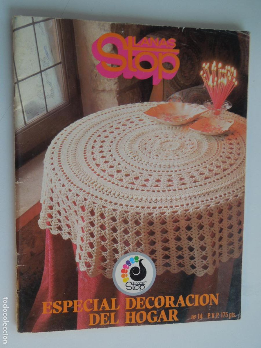 Coleccionismo de Revistas y Peri&oacute;dicos: LANAS STOP REVISTA - N&ordm; 14 -ESPECIAL DECORACION DEL HOGAR - CON CUADERNO DE EXPLICACIONES