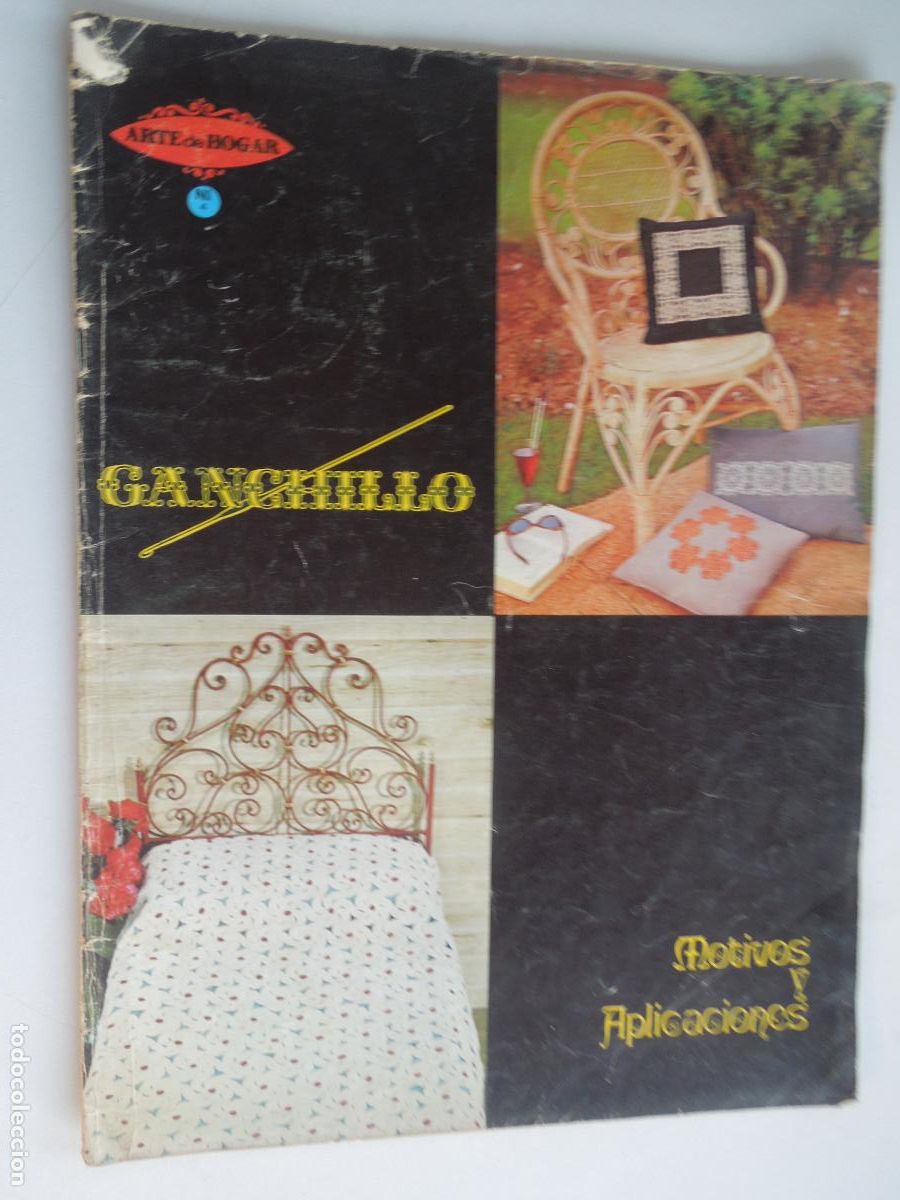 Coleccionismo de Revistas y Peri&oacute;dicos: ARTE DE HOGAR REVISTA N&ordm; 4 - GANCHILLO -MOTIVOS YA APLICACIONES EDICIONES ALFARO A&Ntilde;OS 70 VER FOTO