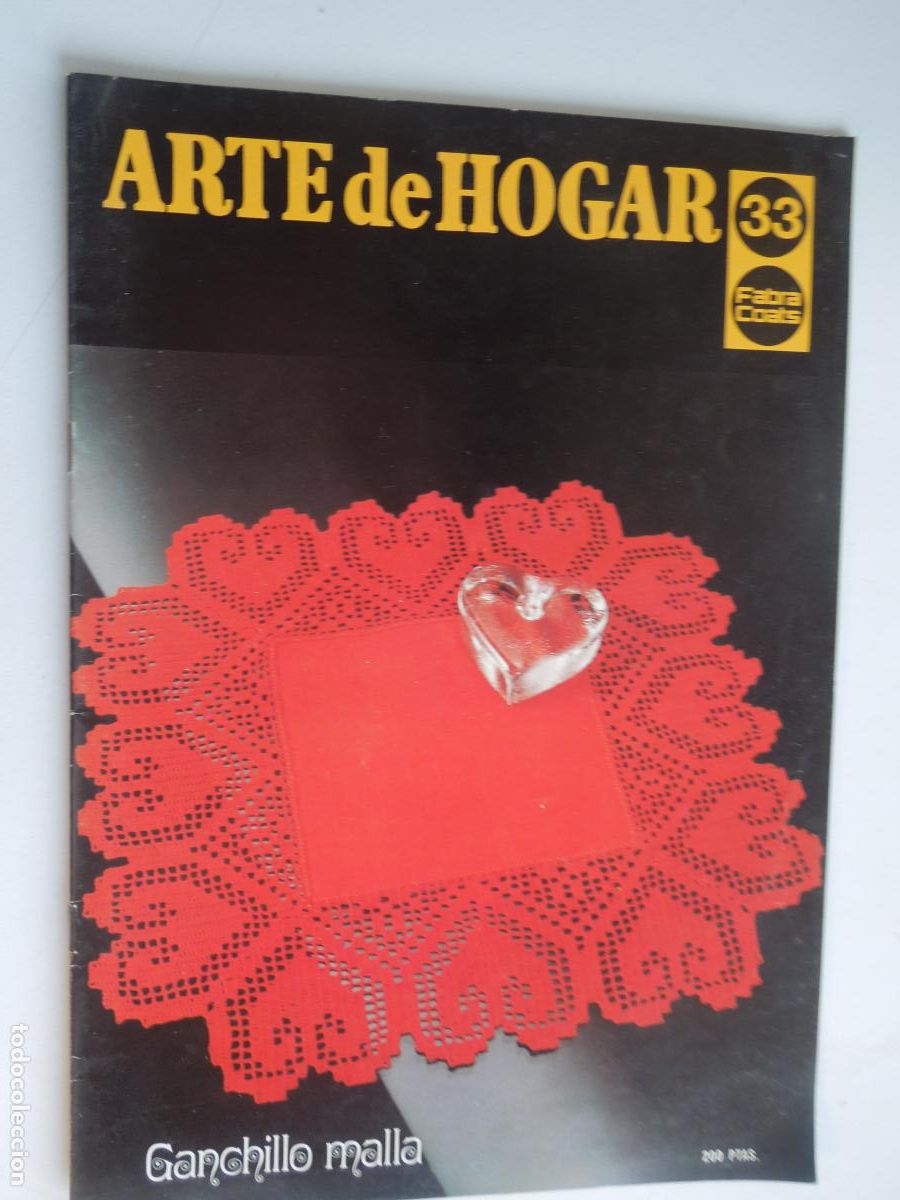 Coleccionismo de Revistas y Peri&oacute;dicos: ARTE DE HOGAR REVISTA N&ordm; 33 - GANCHILLO MALLA - FABRA COATS