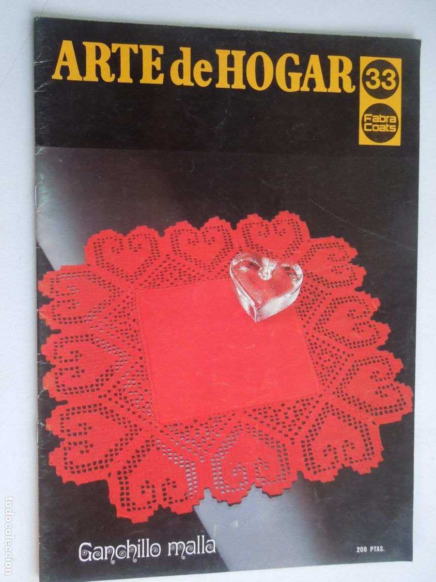 Coleccionismo de Revistas y Peri&oacute;dicos: ARTE DE HOGAR REVISTA N&ordm; 33 - GANCHILLO MALLA - FABRA COATS