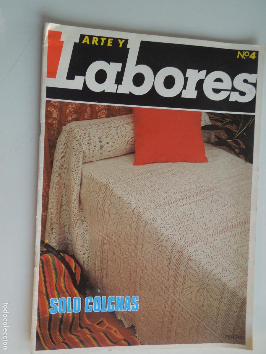 Coleccionismo de Revistas y Peri&oacute;dicos: ARTE Y LABORES REVISTA N&ordm; 4 - SOLO COLCHAS -1984