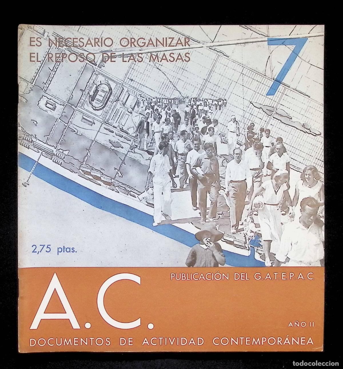Coleccionismo de Revistas y Peri&oacute;dicos: A. C. DOCUMENTOS DE ACTIVIDAD CONTEMPOR&Aacute;NEA. REVISTA TRIMESTRAL PUBLICACI&Oacute;N DEL G.A.T.E.P.A.C. N&ordm; 7.