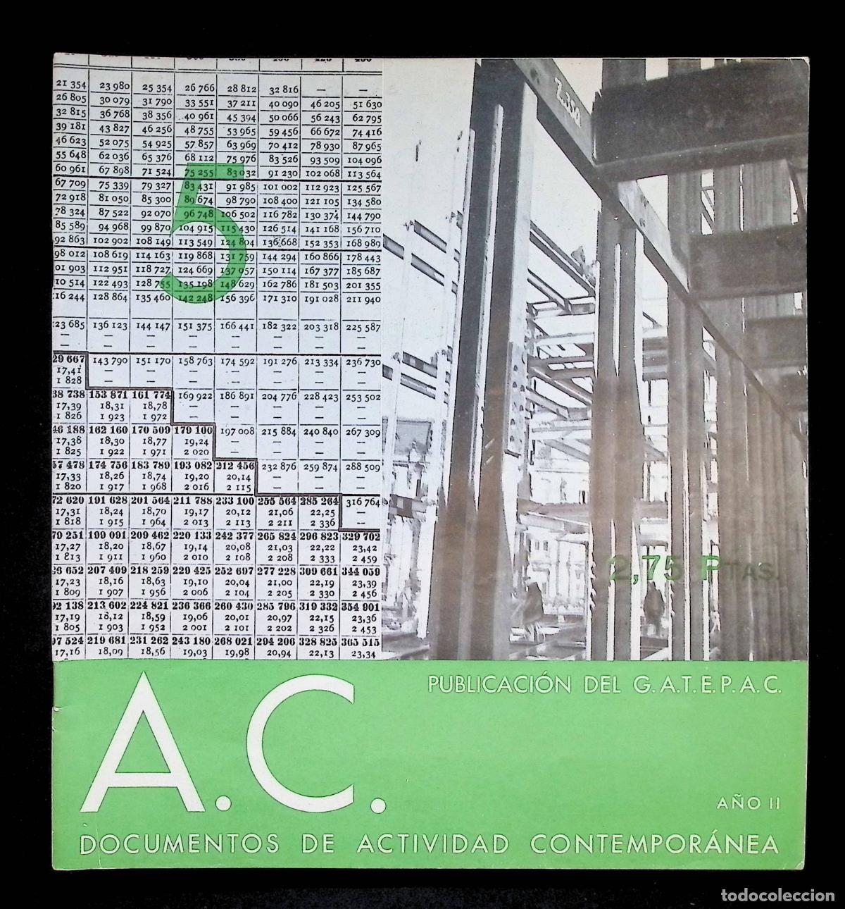 Coleccionismo de Revistas y Peri&oacute;dicos: A. C. DOCUMENTOS DE ACTIVIDAD CONTEMPOR&Aacute;NEA. REVISTA TRIMESTRAL PUBLICACI&Oacute;N DEL G.A.T.E.P.A.C. N&ordm; 5.