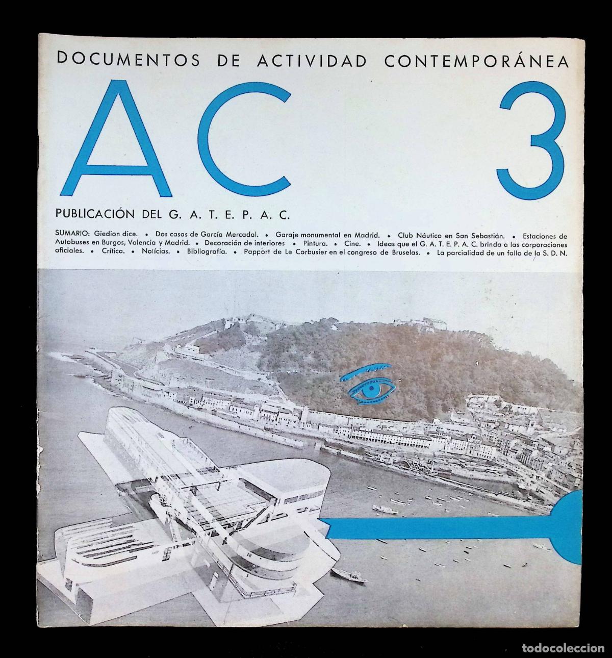 Coleccionismo de Revistas y Peri&oacute;dicos: A. C. DOCUMENTOS DE ACTIVIDAD CONTEMPOR&Aacute;NEA. REVISTA TRIMESTRAL PUBLICACI&Oacute;N DEL G.A.T.E.P.A.C. N&ordm; 3.