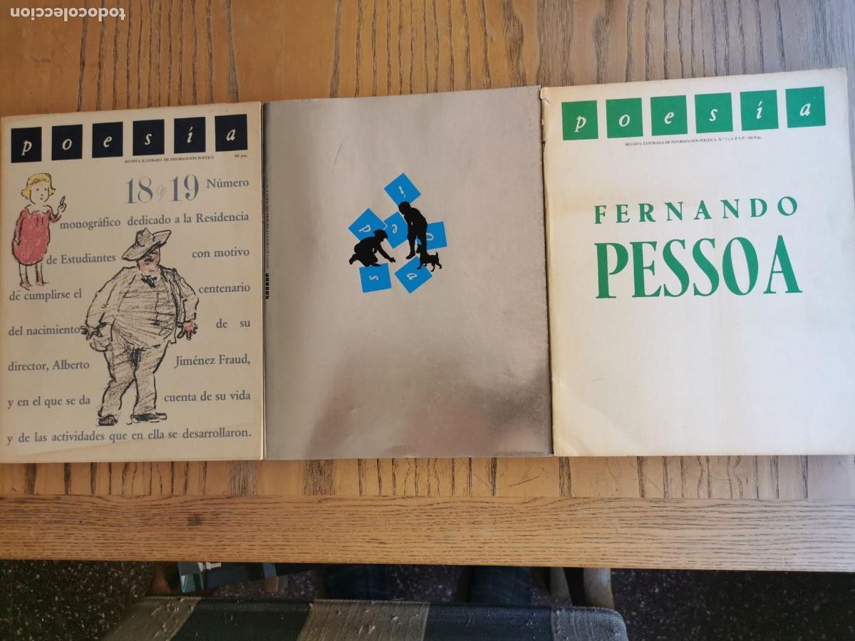 Coleccionismo de Revistas y Peri&oacute;dicos: Lote de tres Revista de Poes&iacute;a. Ministerio de Cultura. (Ver)