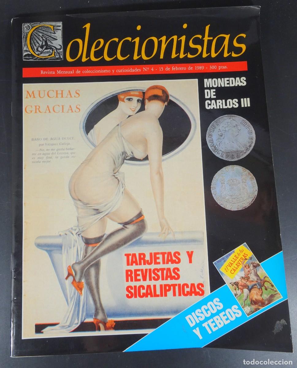 Coleccionismo de Revistas y Peri&oacute;dicos: COLECCIONISTAS N&ordm; 4, REVISTA MENSUAL, 1989, VER FOTOS