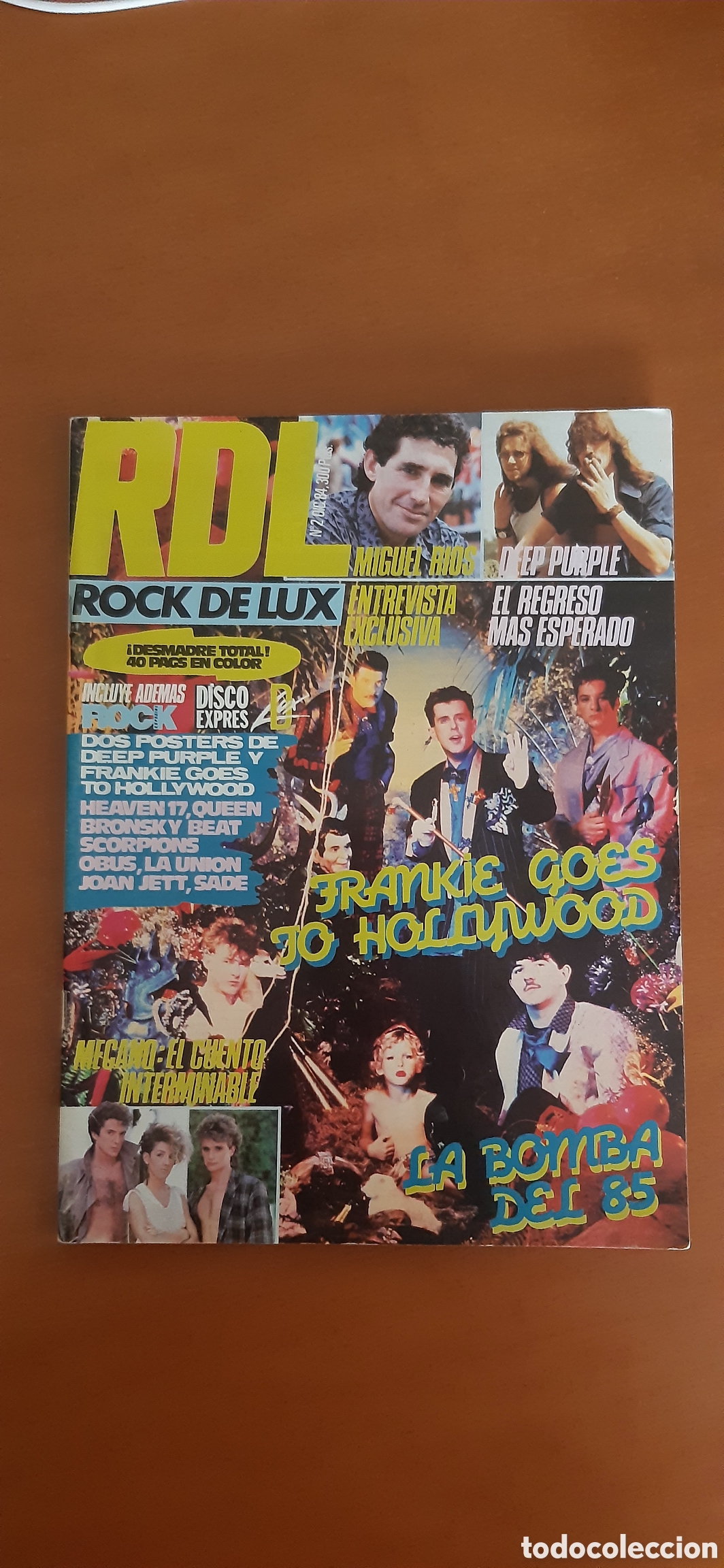 Coleccionismo de Revistas y Peri&oacute;dicos: RDL Rock de Lux N&deg; 2 diciembre 1984