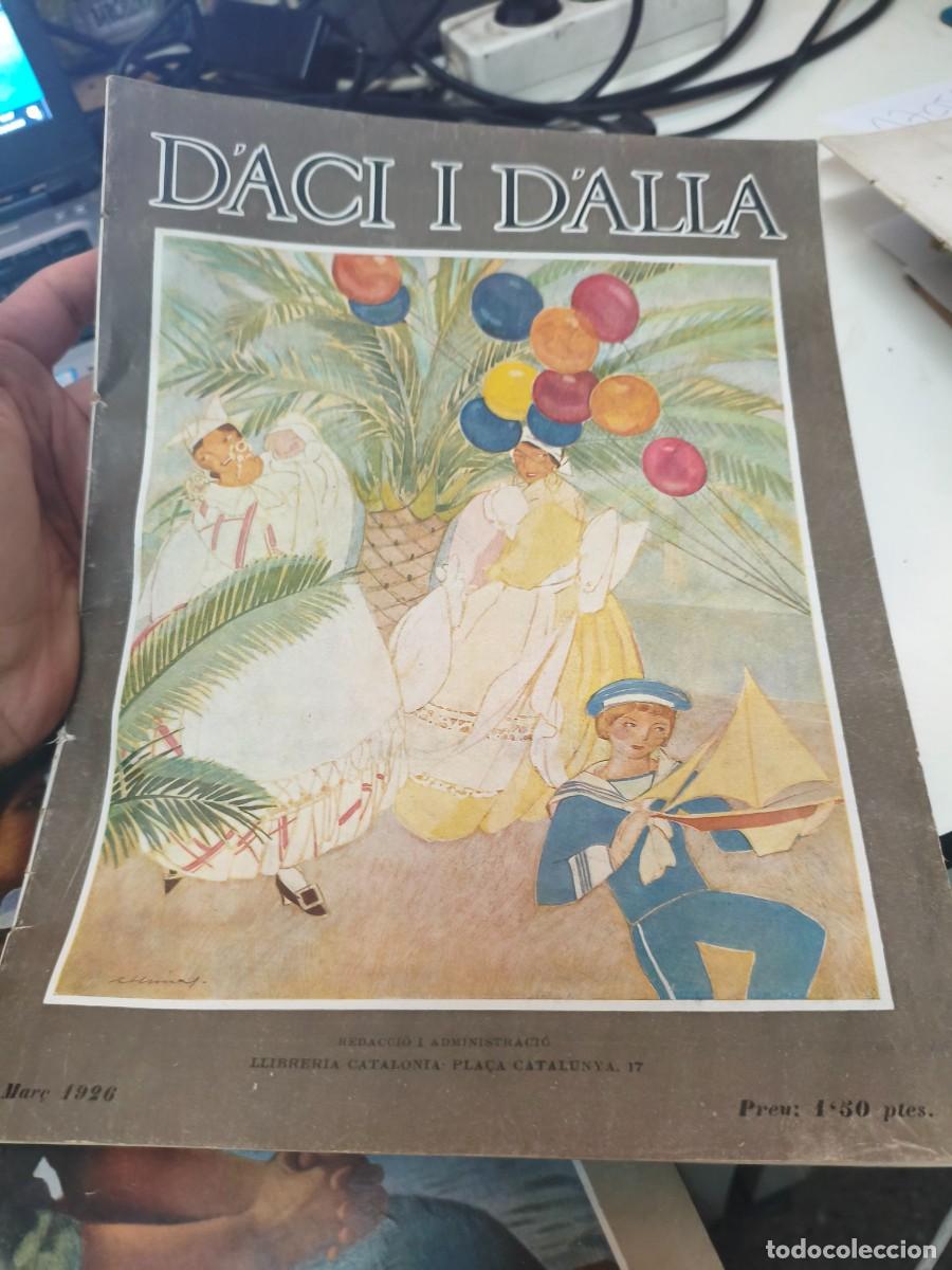 Coleccionismo de Revistas y Peri&oacute;dicos: D'AC&Iacute; I D'ALL&Agrave; N&ordm;.99 Mar&ccedil; 1926 Soldevila