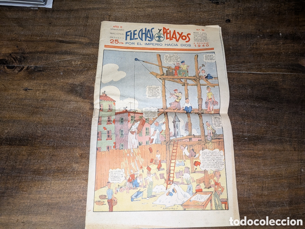Coleccionismo de Revistas y Peri&oacute;dicos: Flechas y pelayos semanario infantil 1940