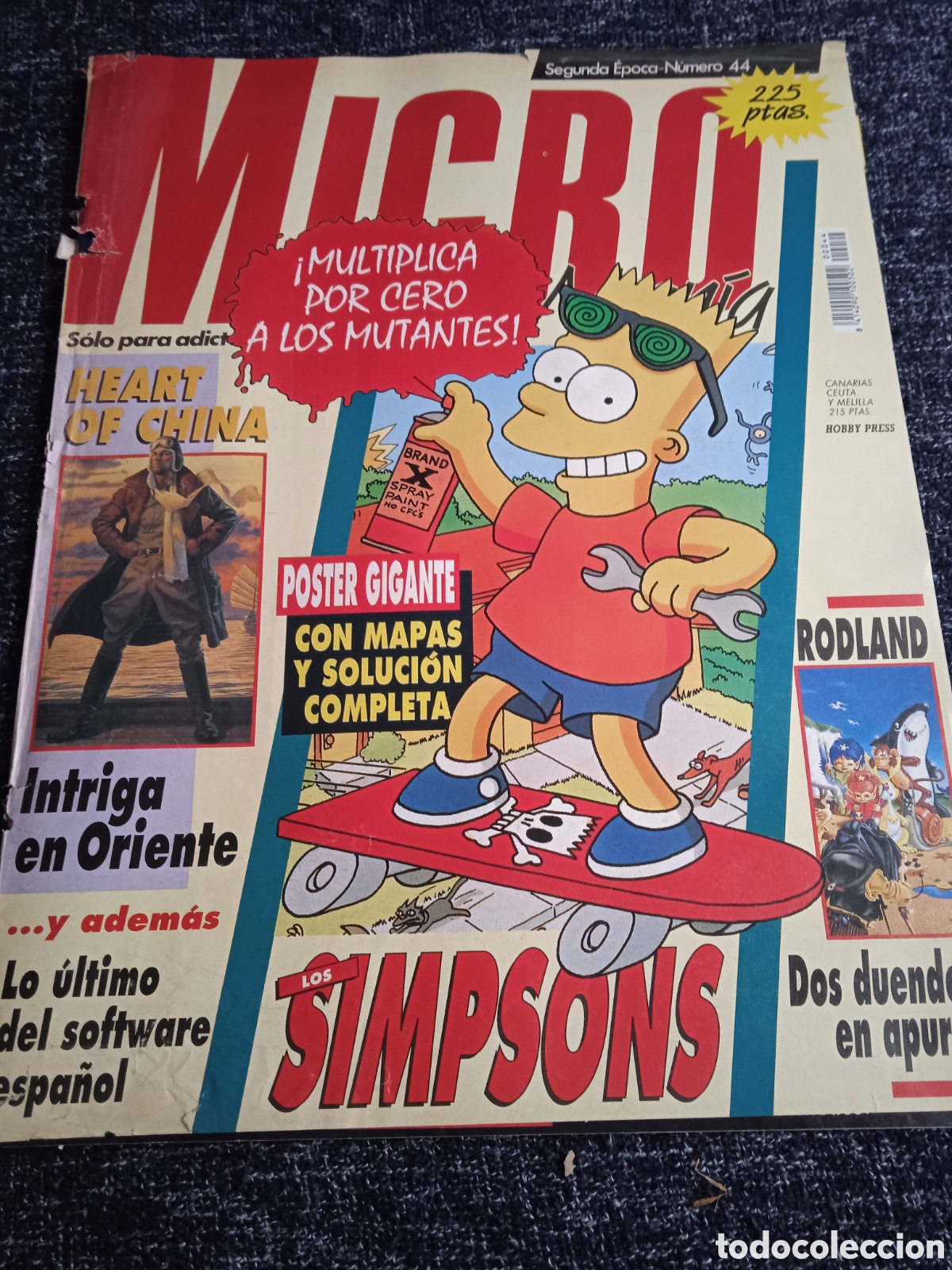 Coleccionismo de Revistas y Peri&oacute;dicos: MICRO MANIA N&ordm; 44 SPECTRUM AMSTRAD AMIGA MSX COMMODORE PC MICROMANIA VIDEOJUEGOS -COMPLETA