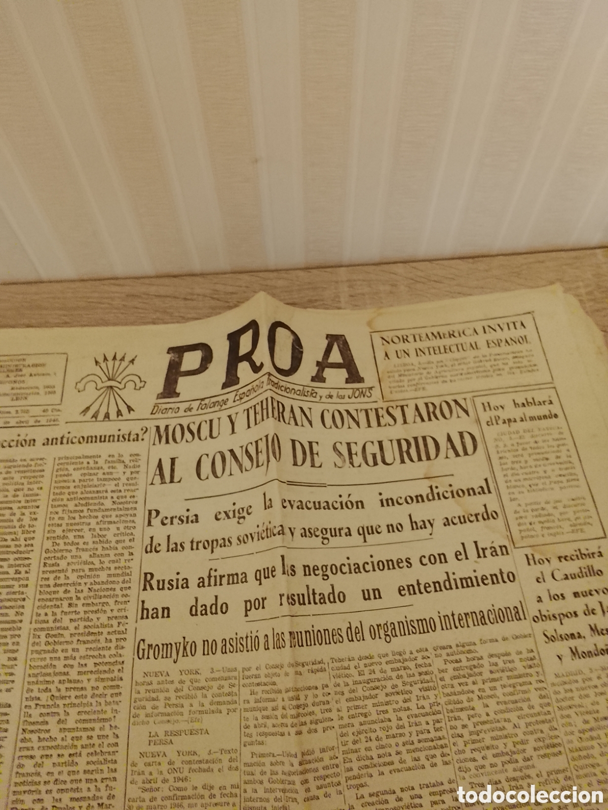 Coleccionismo de Revistas y Peri&oacute;dicos: Peri&oacute;dico PROA ,de 1965