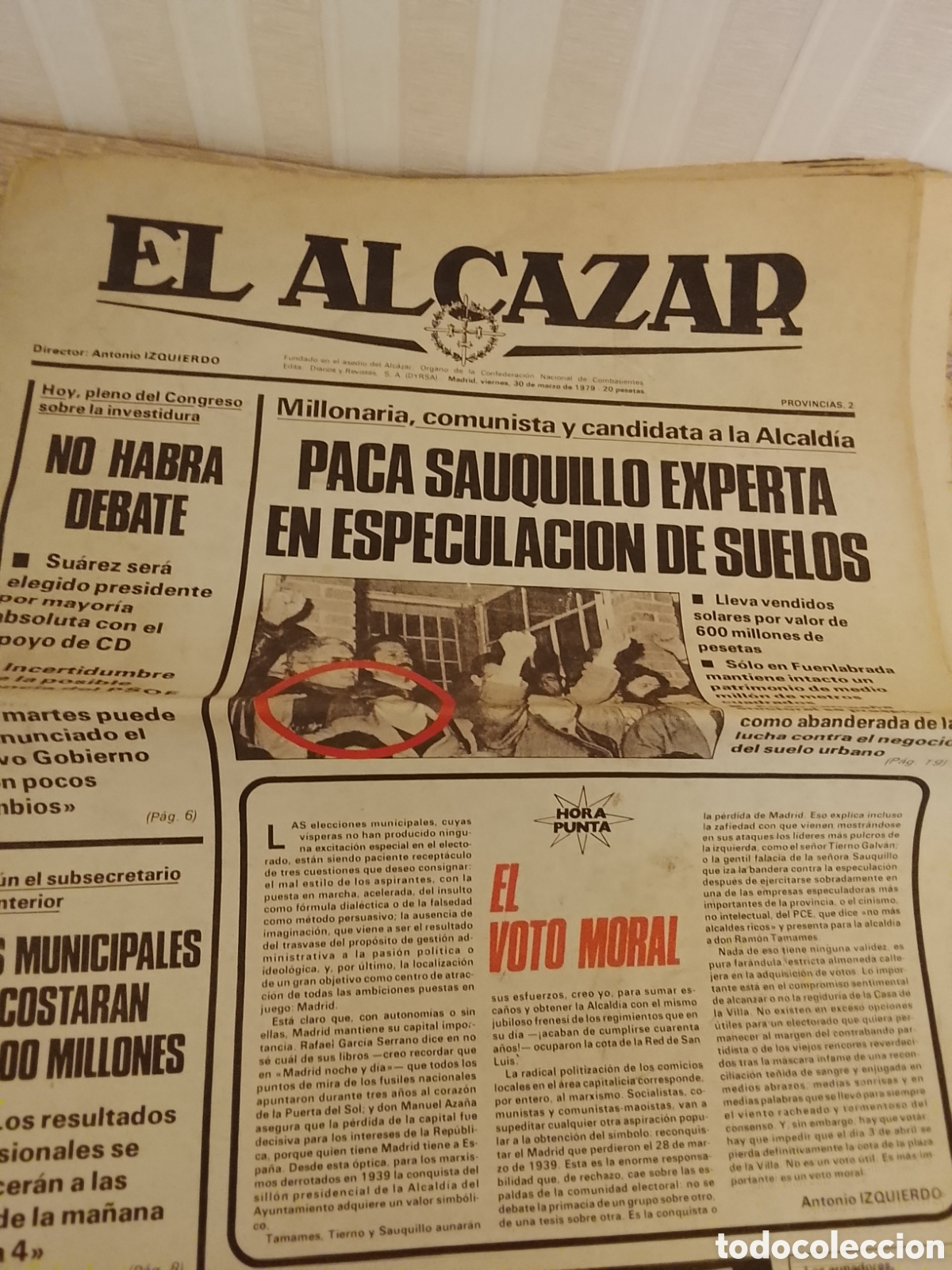 Coleccionismo de Revistas y Peri&oacute;dicos: Peri&oacute;dico El Alc&aacute;zar ,de 1979