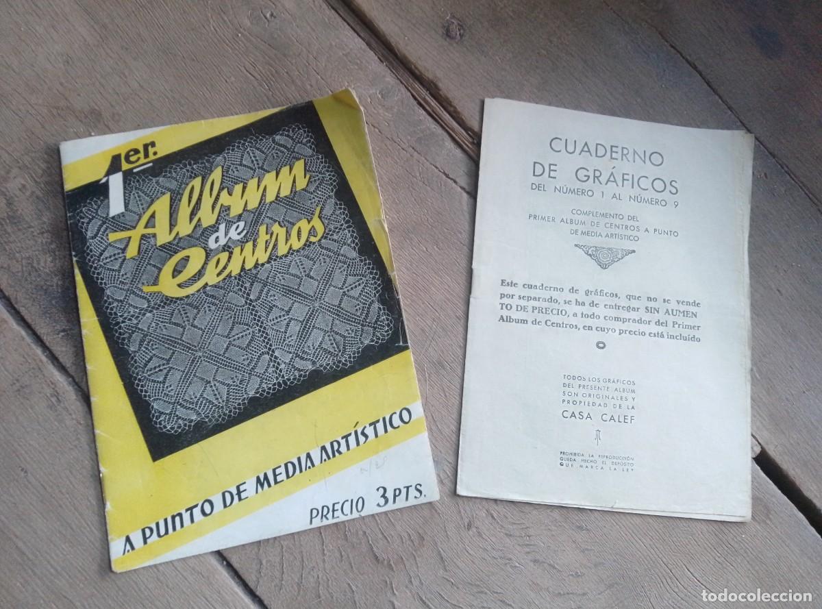 Coleccionismo de Revistas y Peri&oacute;dicos: Primer &aacute;lbum de centros a punto de media art&iacute;stico. Con cuaderno de gr&aacute;ficos. A&ntilde;os 60