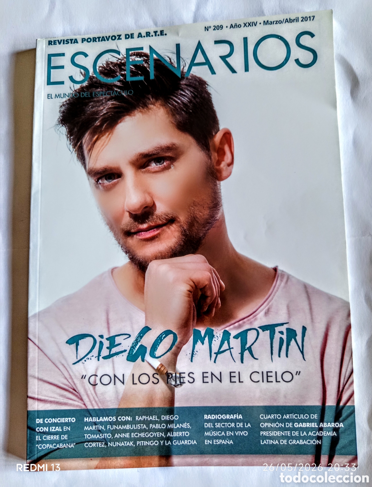 Coleccionismo de Revistas y Peri&oacute;dicos: ESCENARIOS marzo/abril 2017