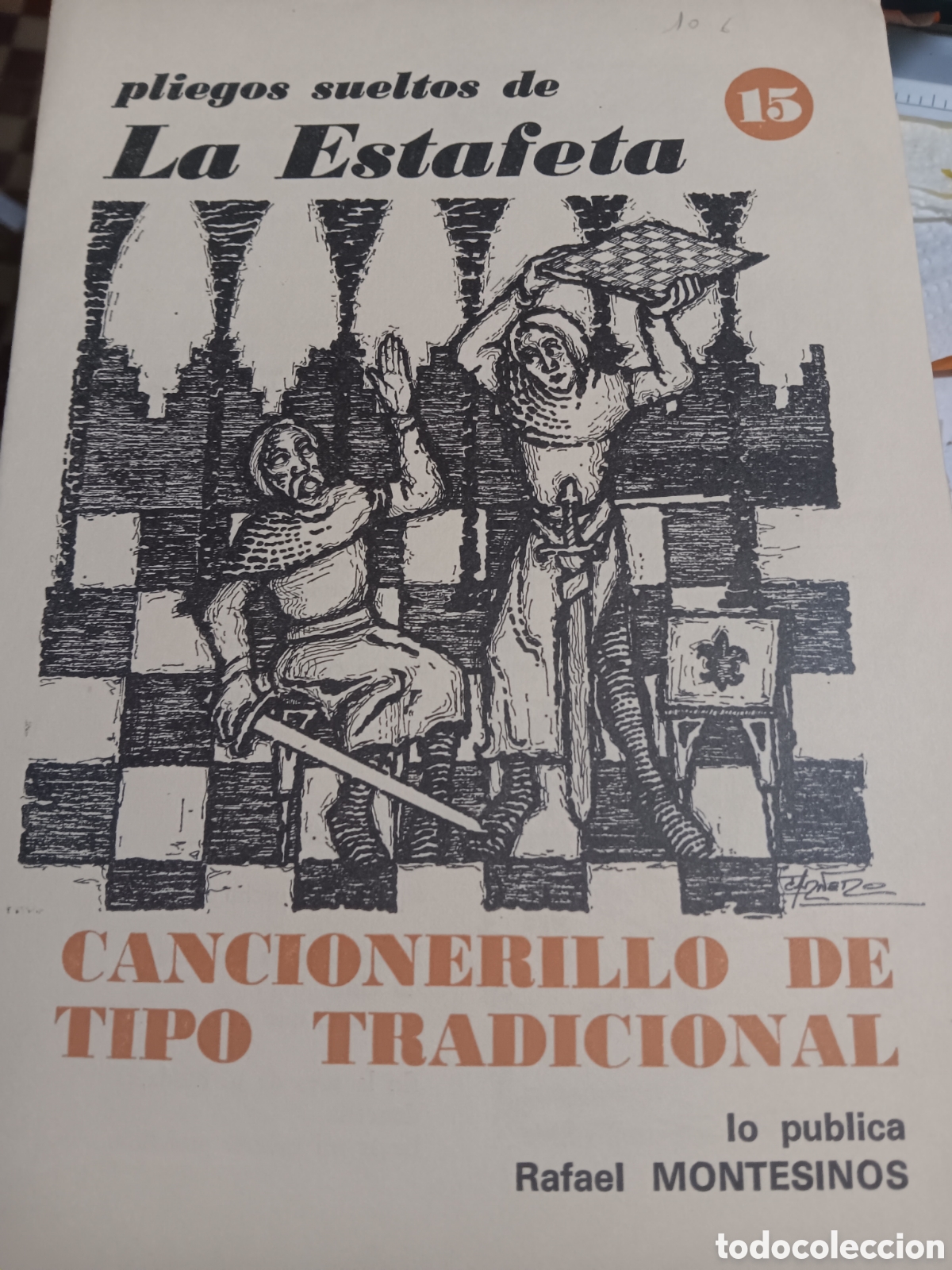 Collectionnisme de Revues et Journaux: CANCIONERILLO DE TIPO TRADICIONAL RAFAEL MONTESINOS PLIEGOS SUELTOS DE LA ESTAFETA N&ordm;15N&ordm;35
