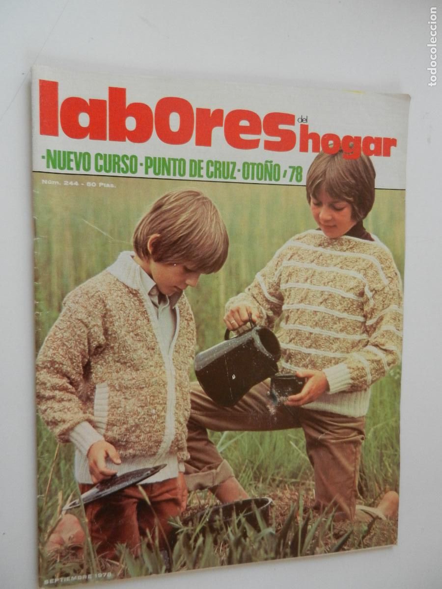 Coleccionismo de Revistas y Peri&oacute;dicos: LABORES DEL HOGAR REVISTA N&ordm; 244 - SEPTIEMBRE 1978 CON PATRONES -OTO&Ntilde;O 78