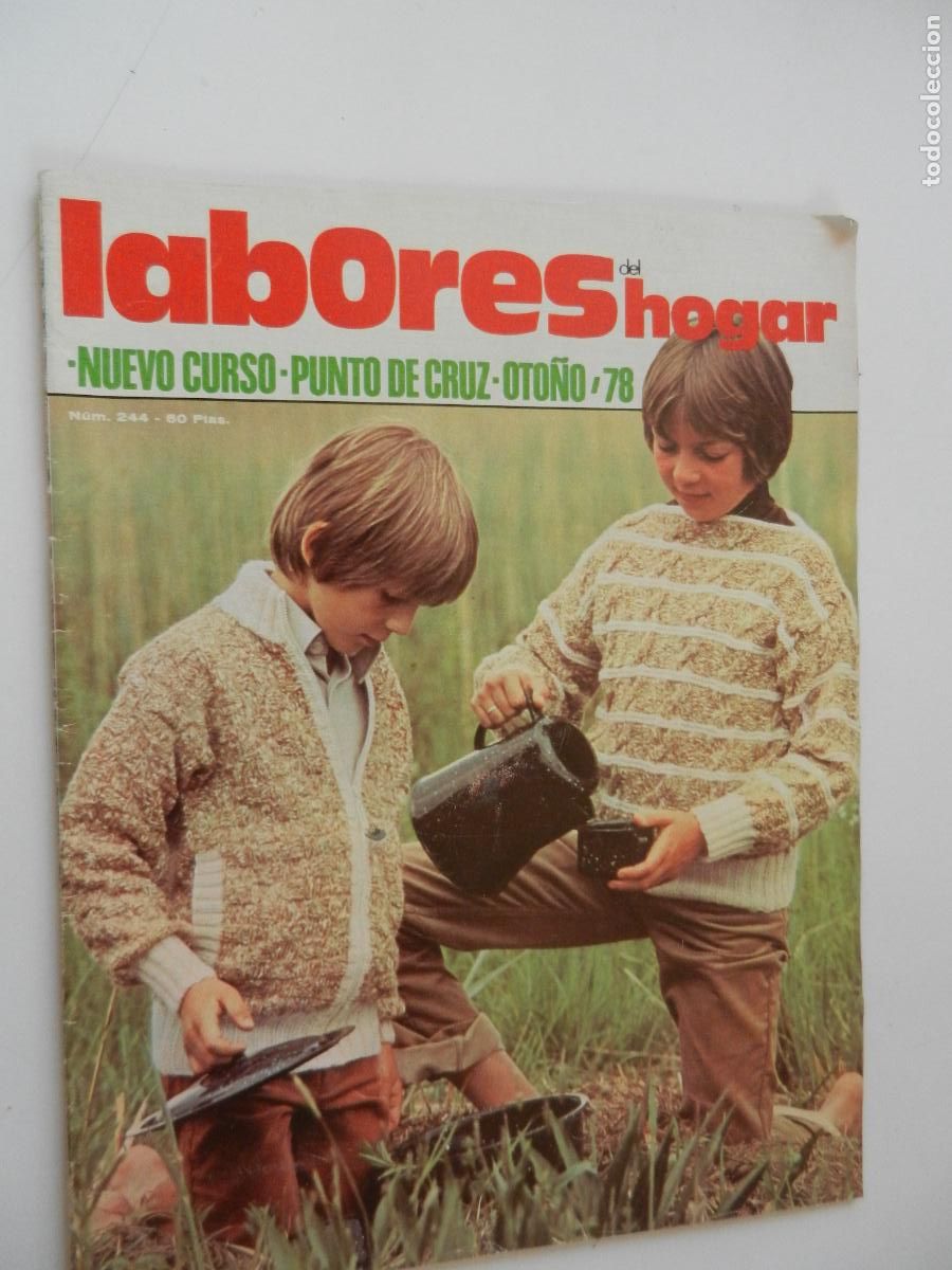 Collection Magazines and Newspapers: LABORES DEL HOGAR REVISTA N&ordm; 244 - SEPTIEMBRE 1978 CON PATRONES -OTO&Ntilde;O 78